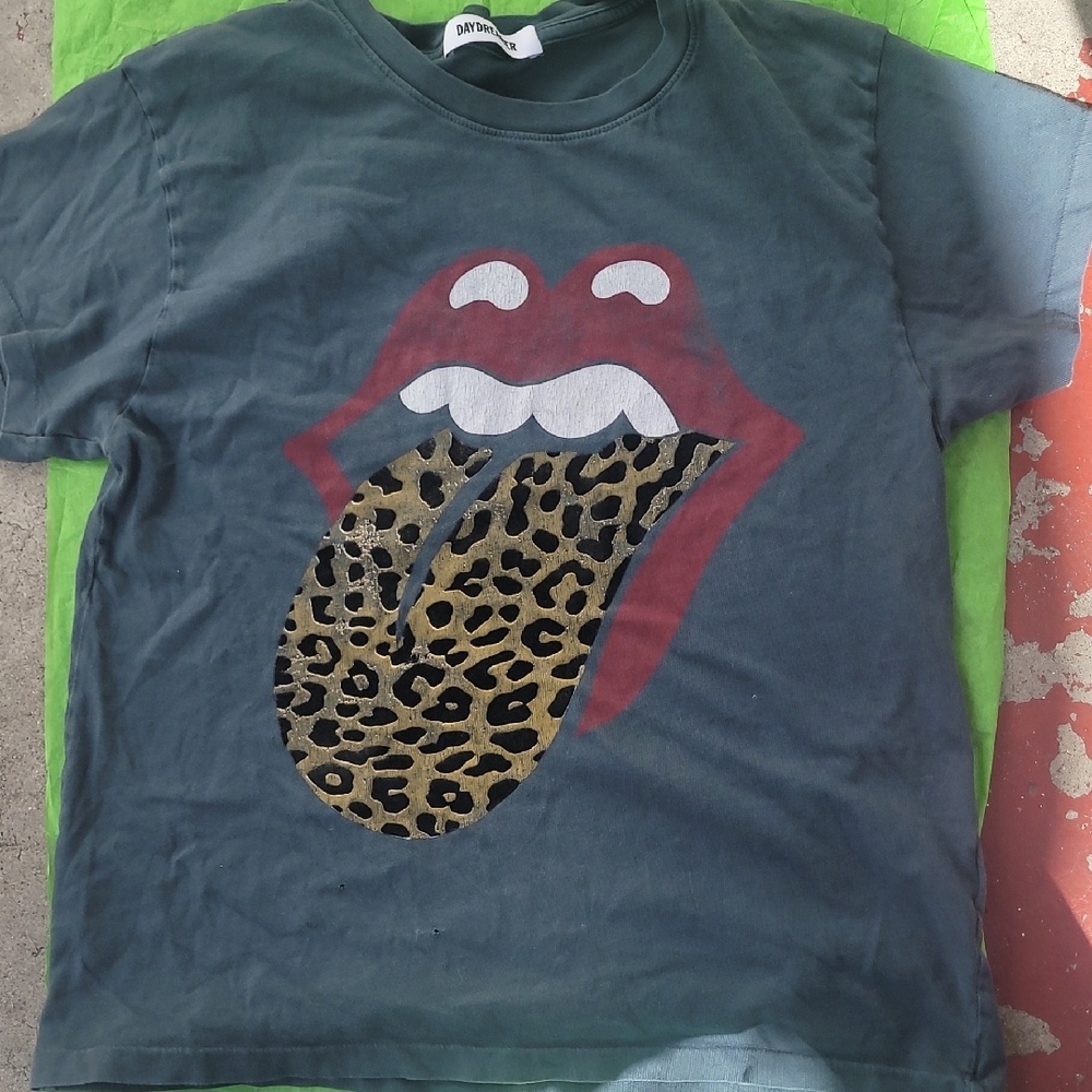 Daydreamer Black and Red Short Sleeve Tee with Graphic Print